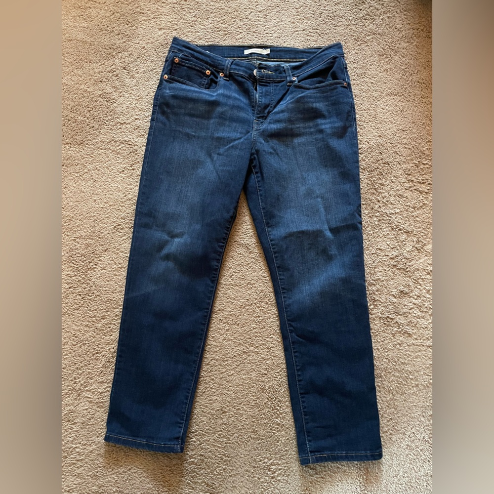 Levi's Dark Blue Boyfriend Jeans